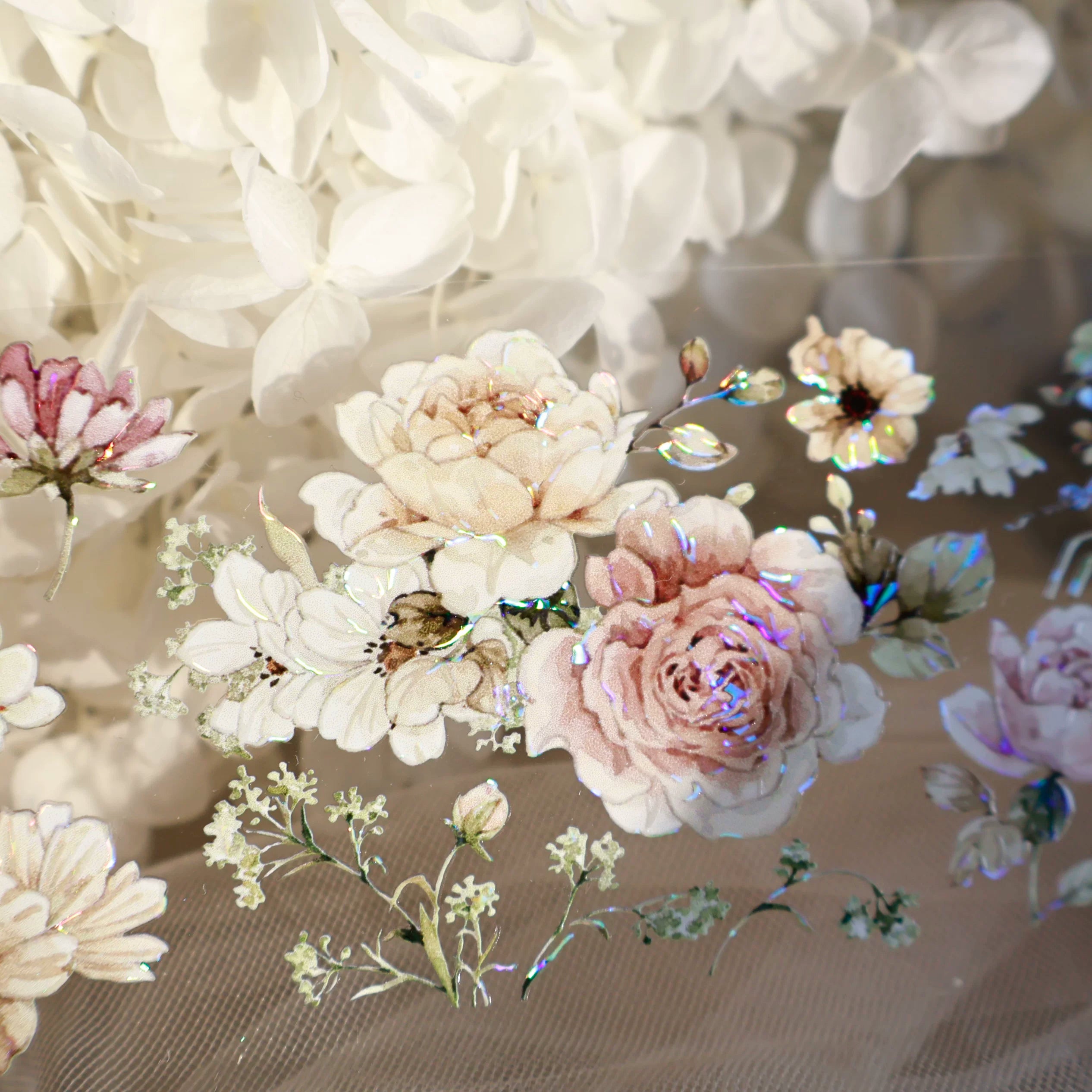 Floral Decorative Tape Rolls- Half-Creek Moonlight