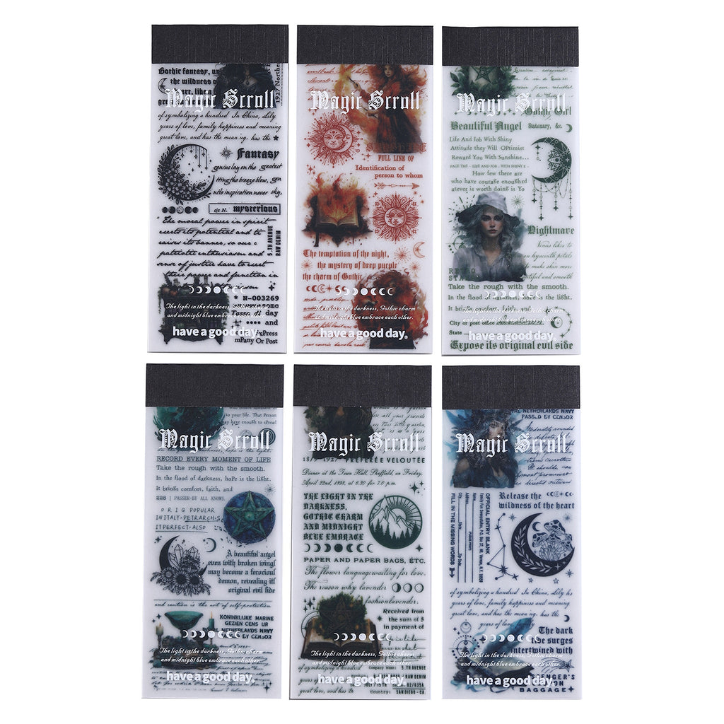 30 Sheets Magic Themed Scrapbook Paper MFJC