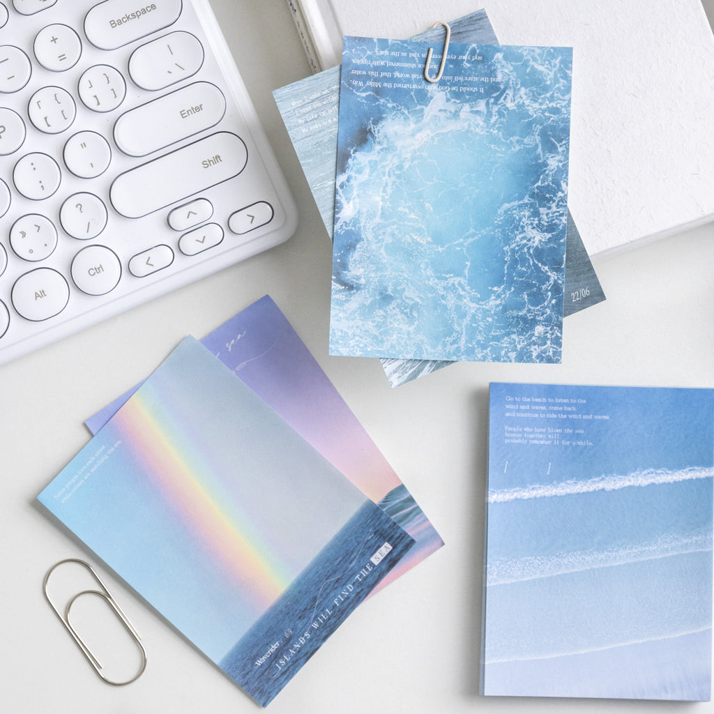 60 Pcs Landscape Notepad Paper RSHH