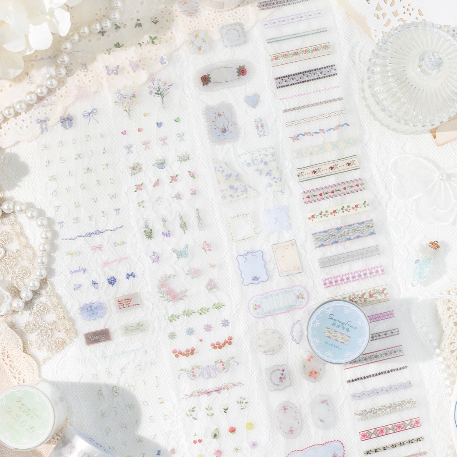 1 Roll Creative PET Stickers Tape FRSG