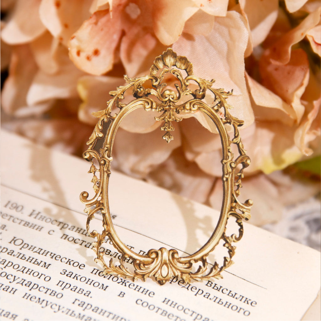 10 Pcs Baroque Style Cardstock Paper BLKCH