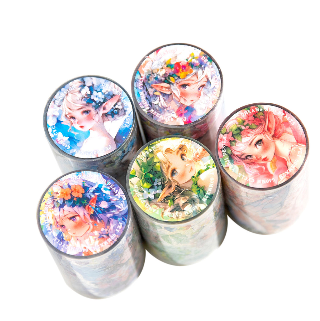 1 Roll Fairy Girl PET Tape MMYSY
