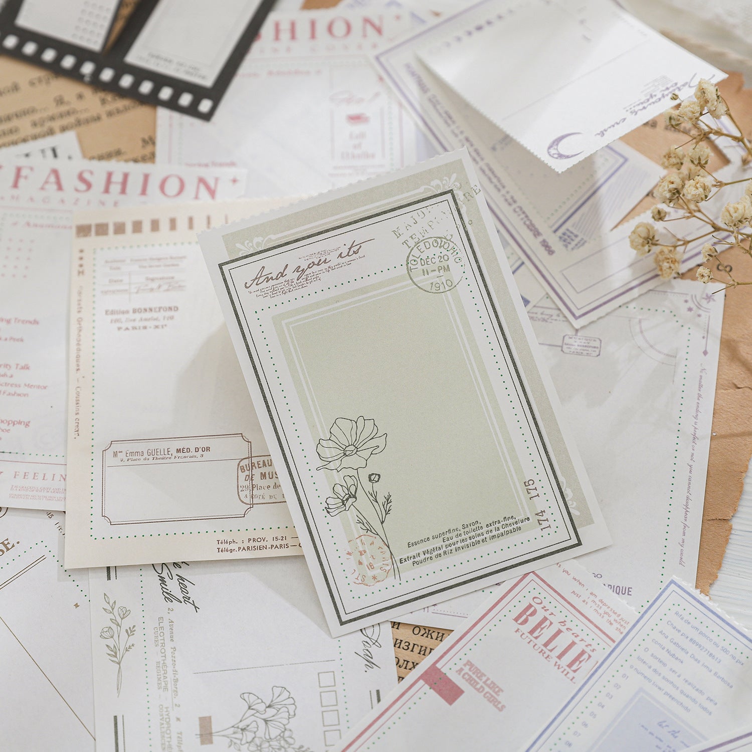 Scrap Notepad Paper Obujo 30 Sheets Scrapbook Notepad Paper JYSP are perfect for ...