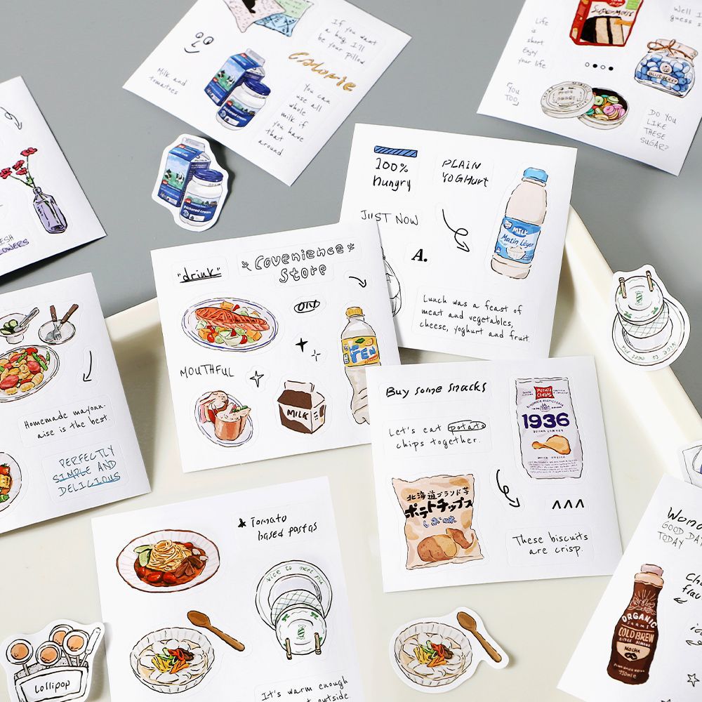 50 Sheets Lifestyle Stickers Book RRSG
