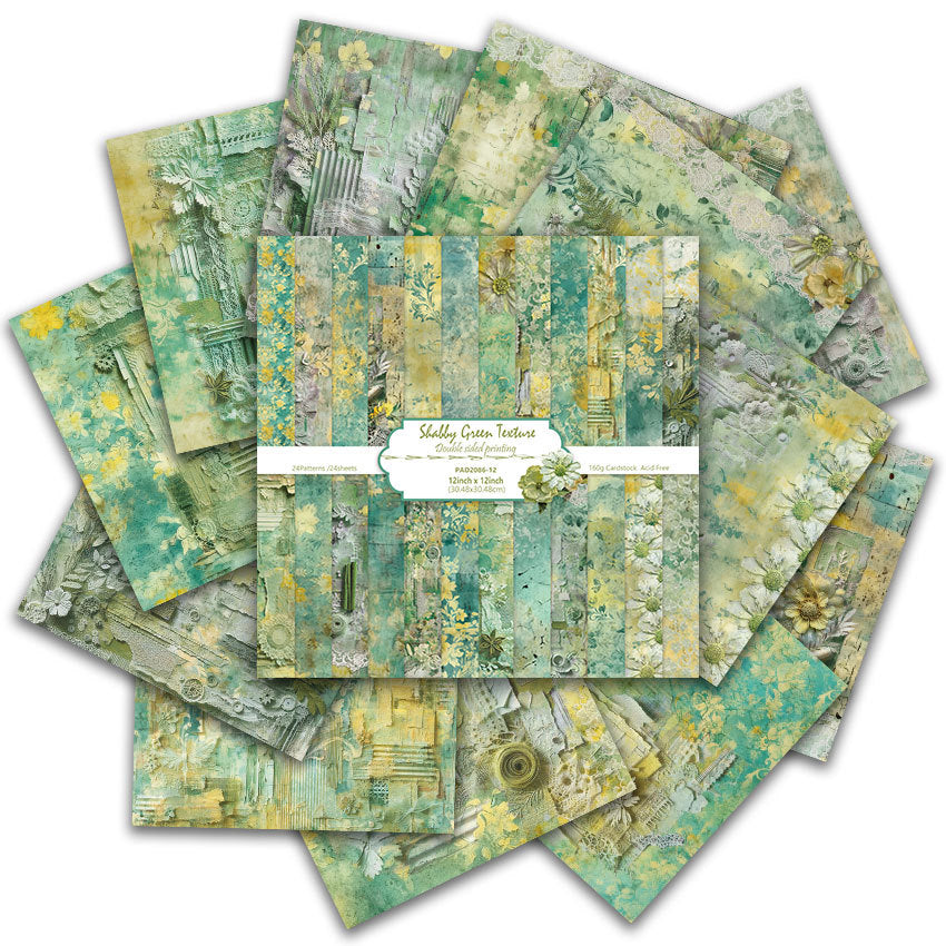 12 inch Scrapbook Paper Pad JYY086