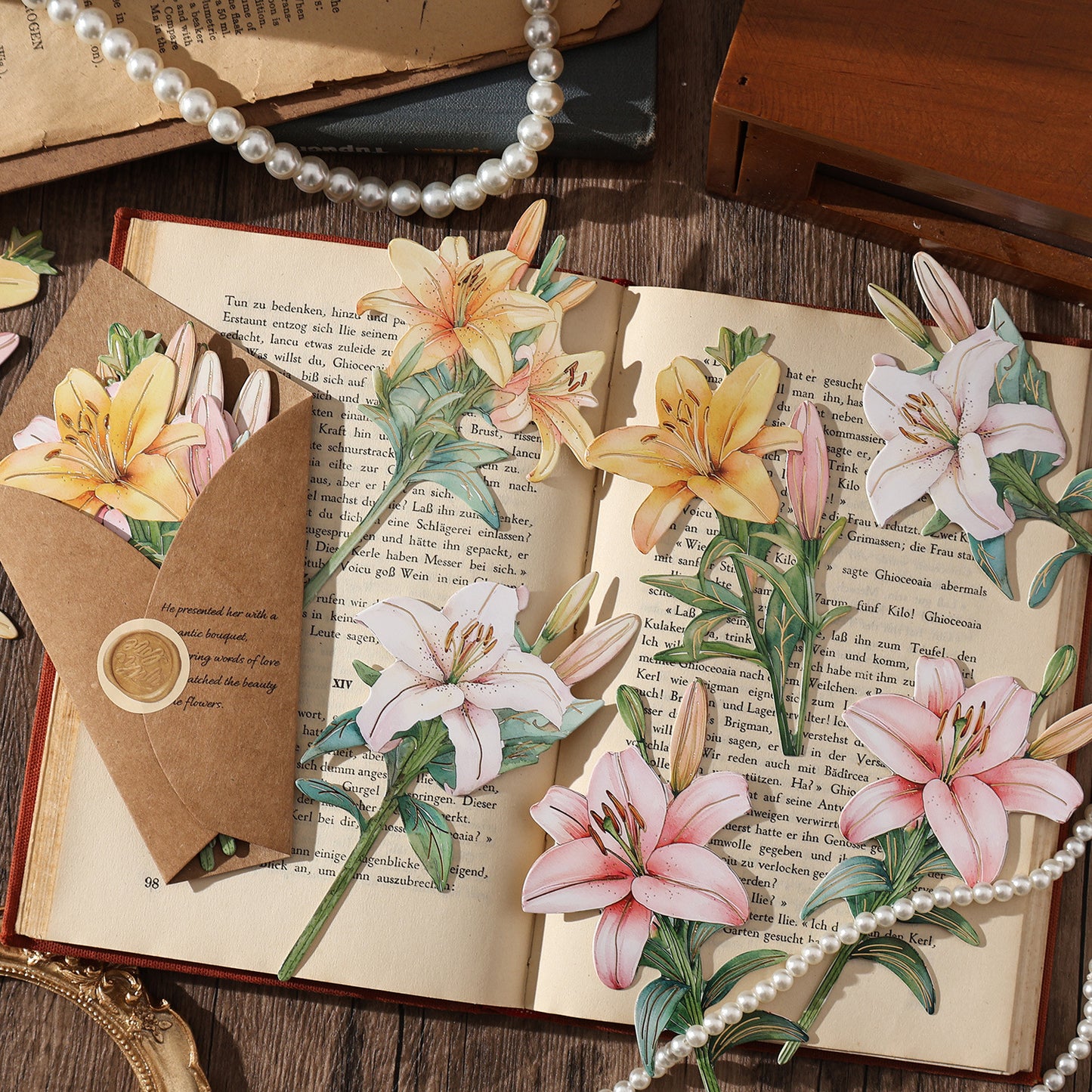 8 Pcs Large Size Paper Flower HYXL