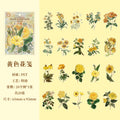 20 Pcs PET Flower Stickers MMHY