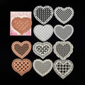 10 Pcs Ornate Lace Vintage Hollow-out Paper YYWGB