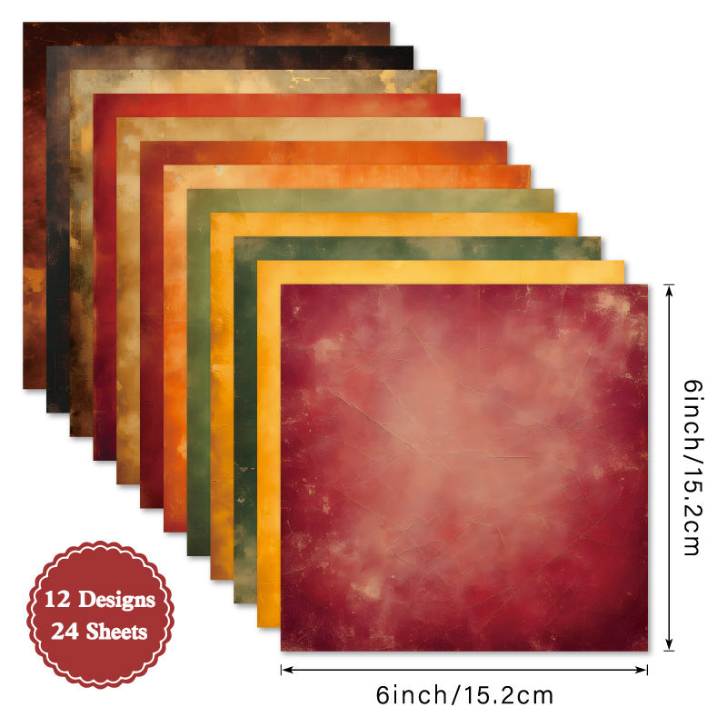 6 inch Earthy Scrapbook Paper Pad SKP521