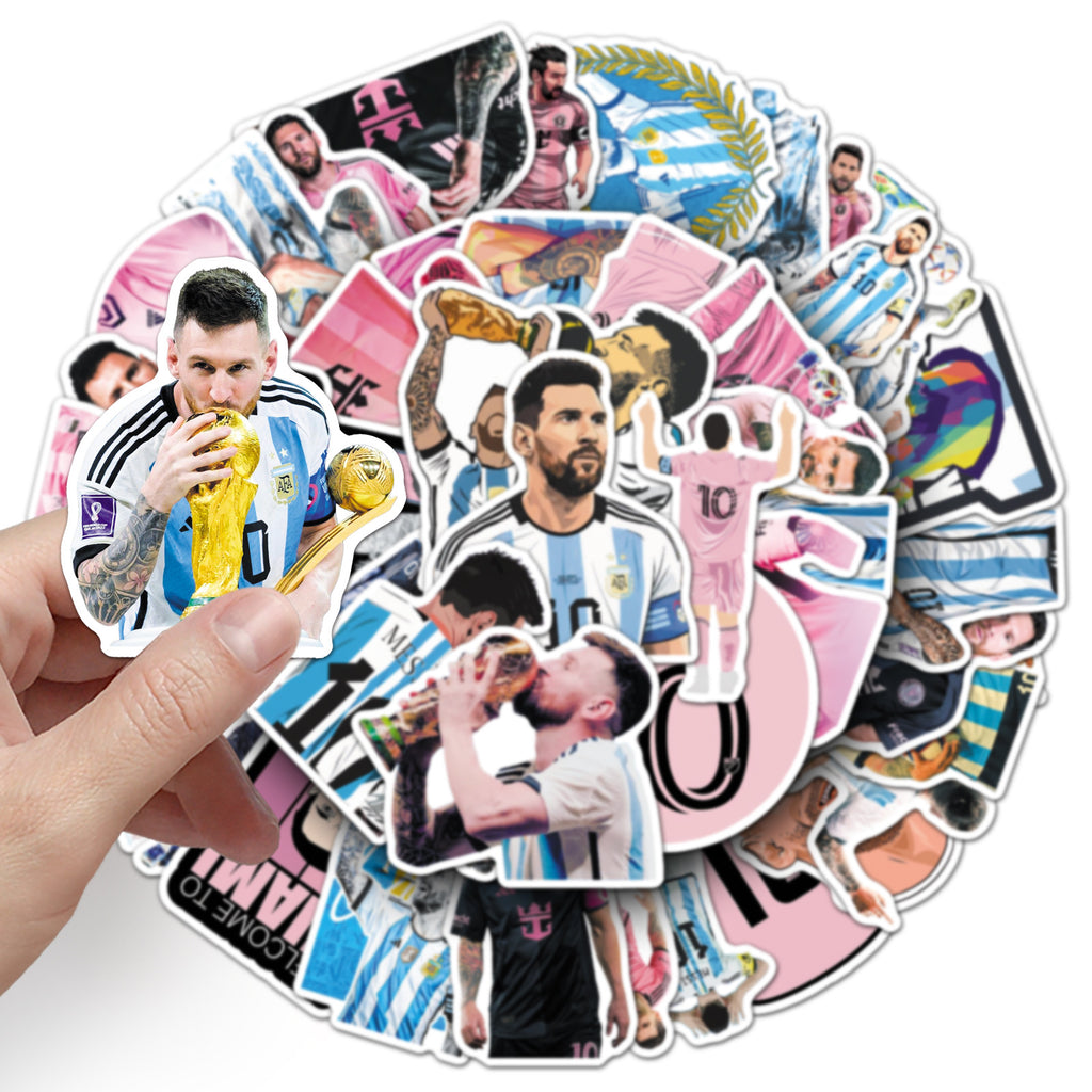 50Pcs Football Theme Waterproof Vinyl Stickers STY08