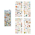 4 Pcs Vintage Cozy Grocery Cafe Stickers - Afternoon Tea