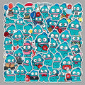 50Pcs Kawaii Waterproof Vinyl Stickers SRO124