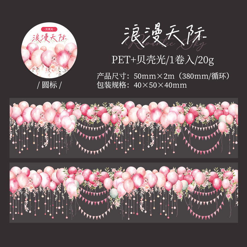 1 Roll Decoration Theme PET Tape XYSK