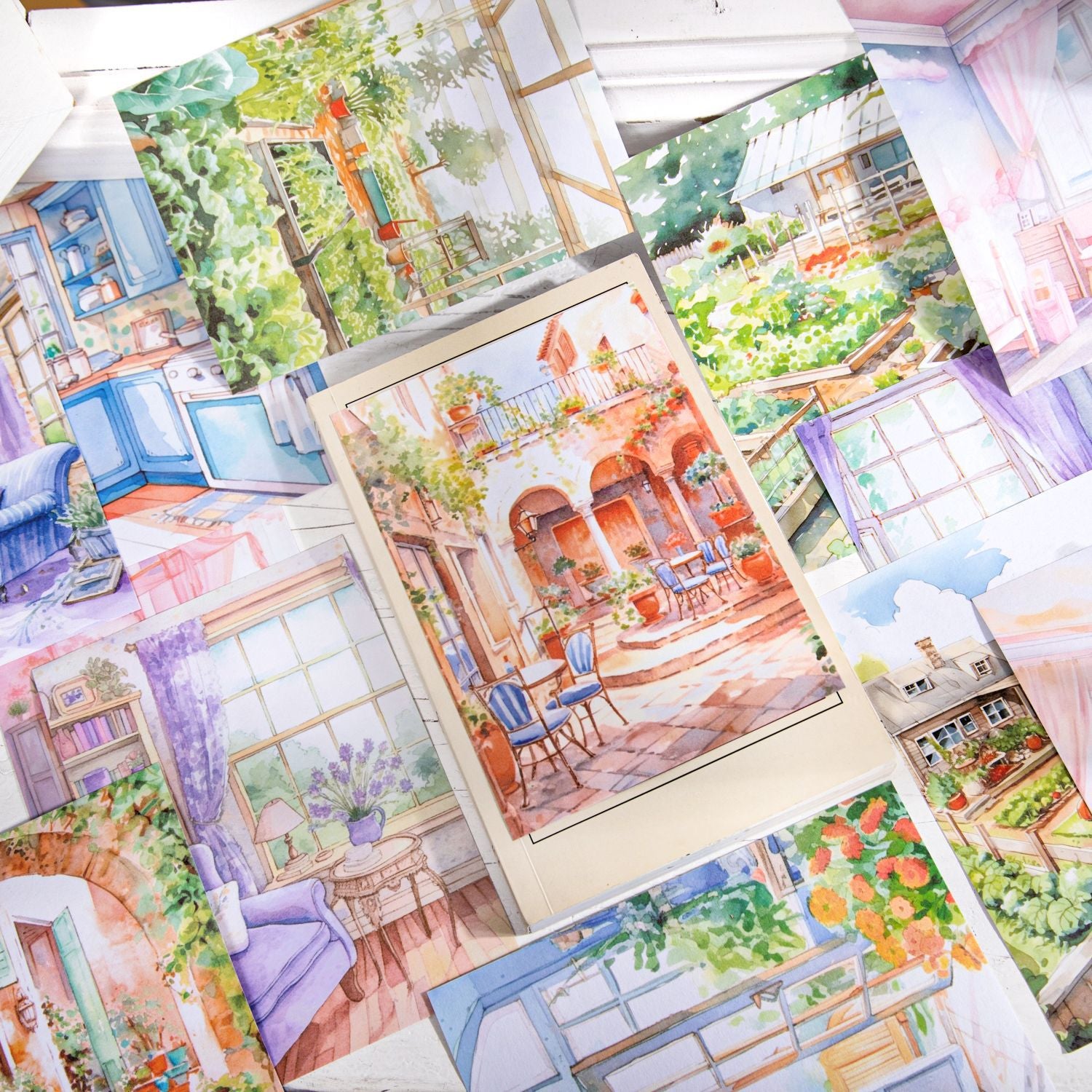 10 Pcs Live Theme Washi Stickers ZYXJ