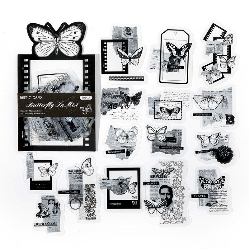 Hudbo PET Butterfly Stickers BTF09