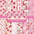 6 inch Cherry Scrapbook Paper Pad SKP593
