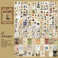 60 Pcs Vintage Scrapbook Supplies Kit SYCG
