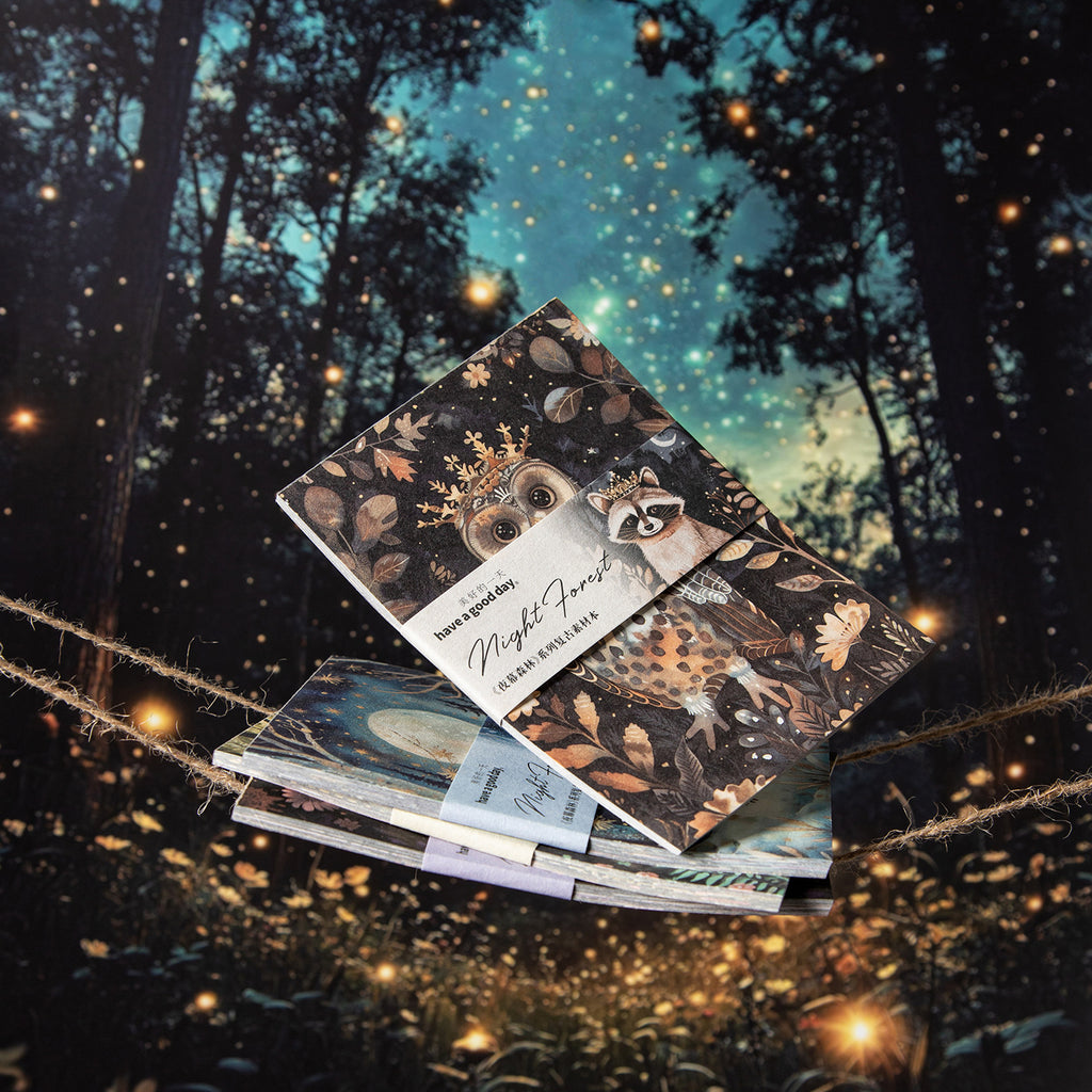 30 Pcs Woodland Animal Journal Paper YMSL