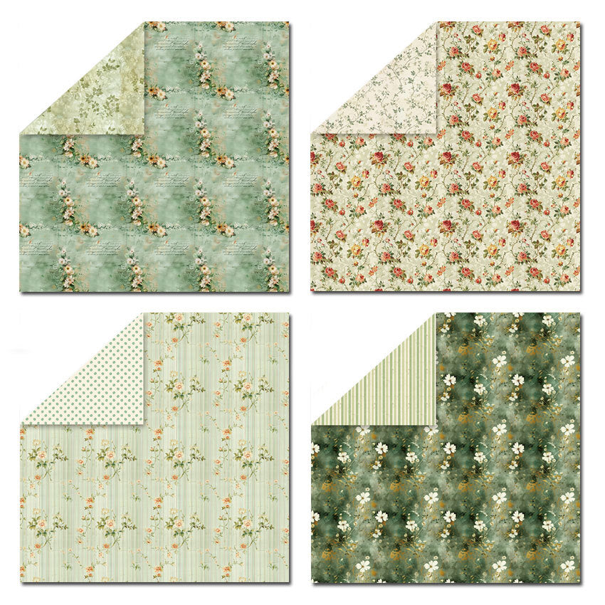 12 Inch Scrapbook Paper Pad for Craft PA077