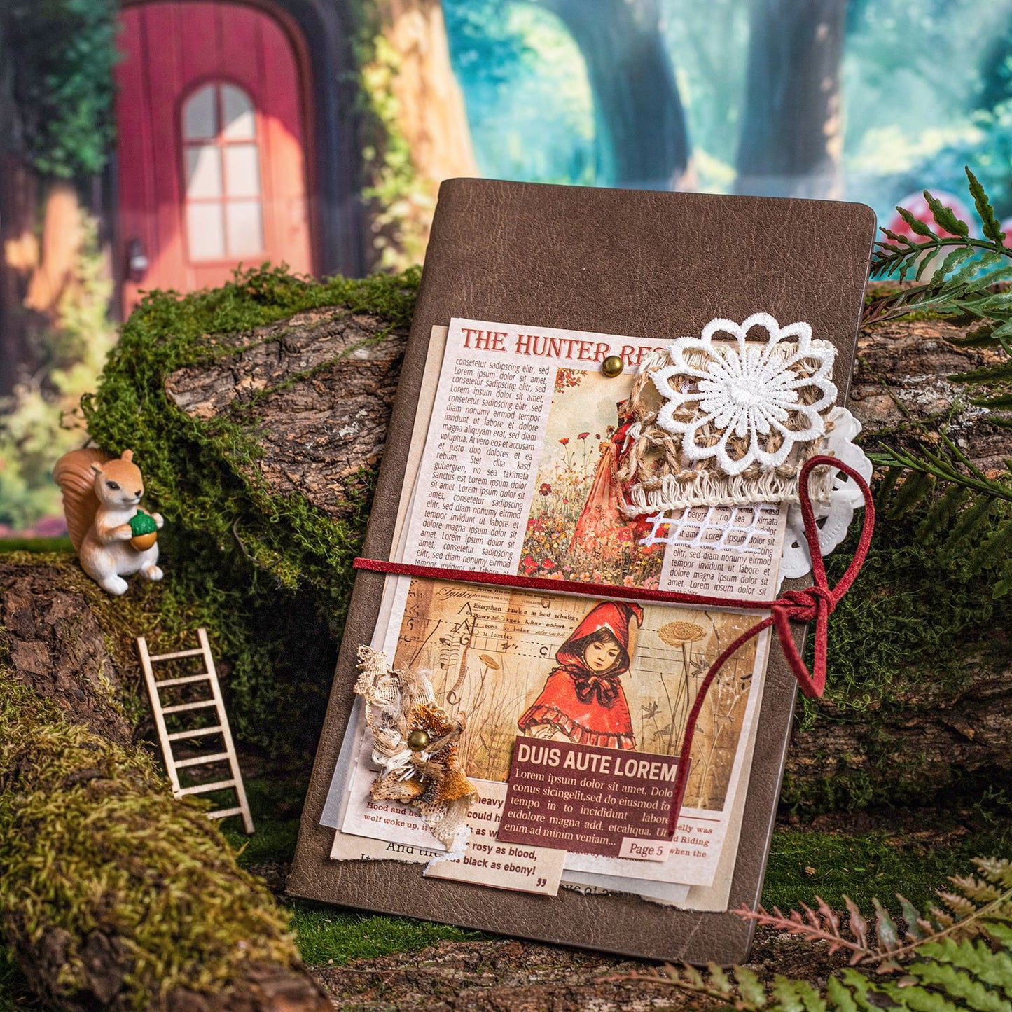 20 Pcs Fairy Tale Journal Paper and Washi Stickers THJXL