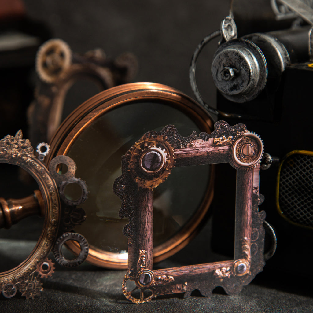 10 Pcs Botanical Frame Cardstock Stickers ZCBBK