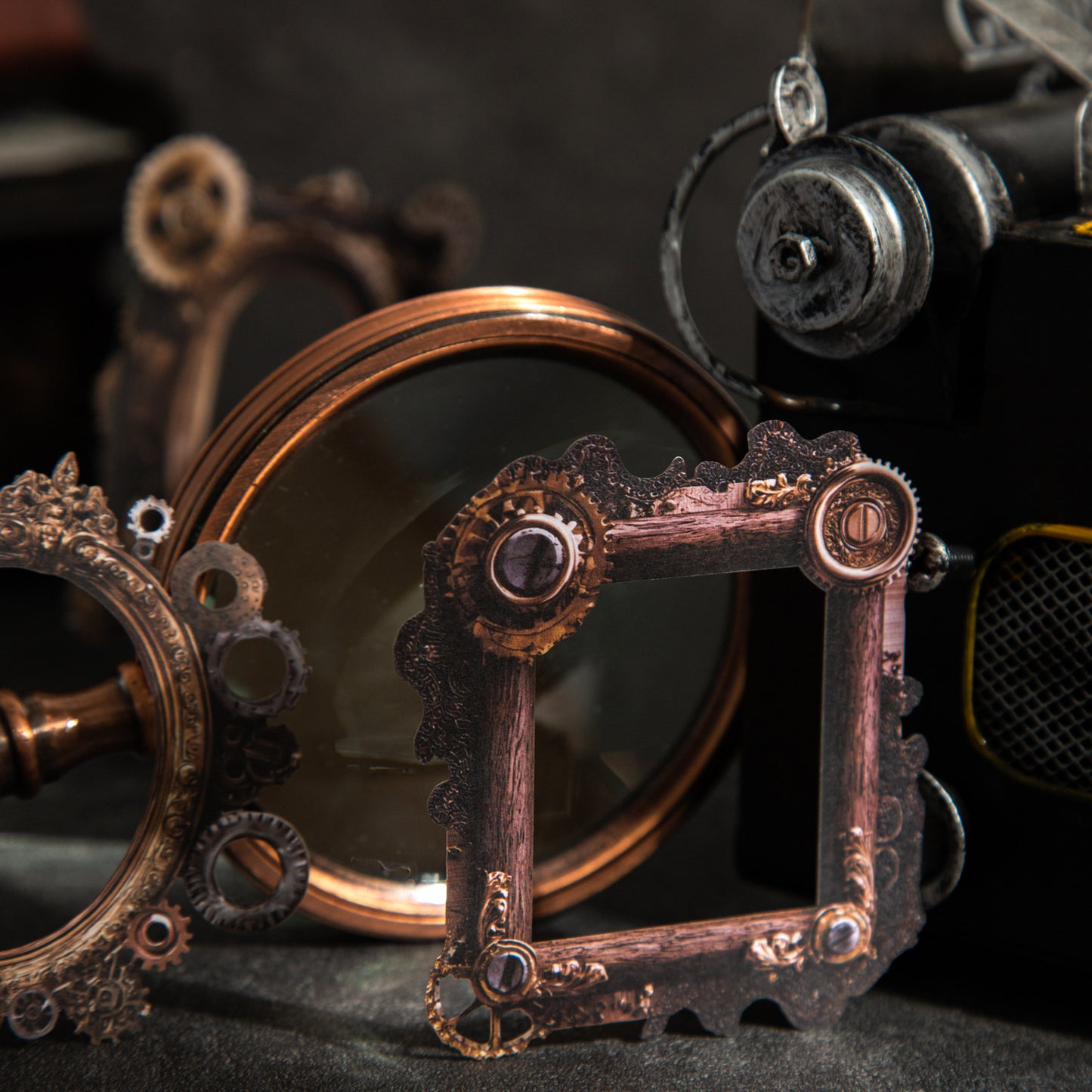 10 Pcs Botanical Frame Cardstock Stickers ZCBBK