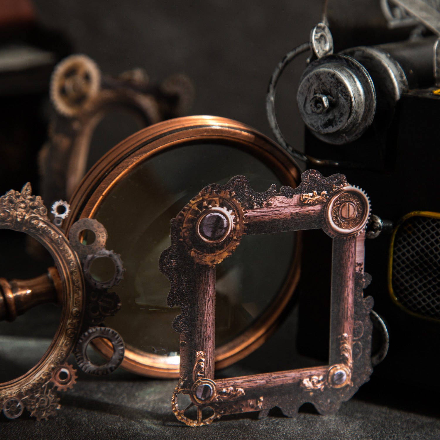 10 Pcs Botanical Frame Cardstock Stickers ZCBBK