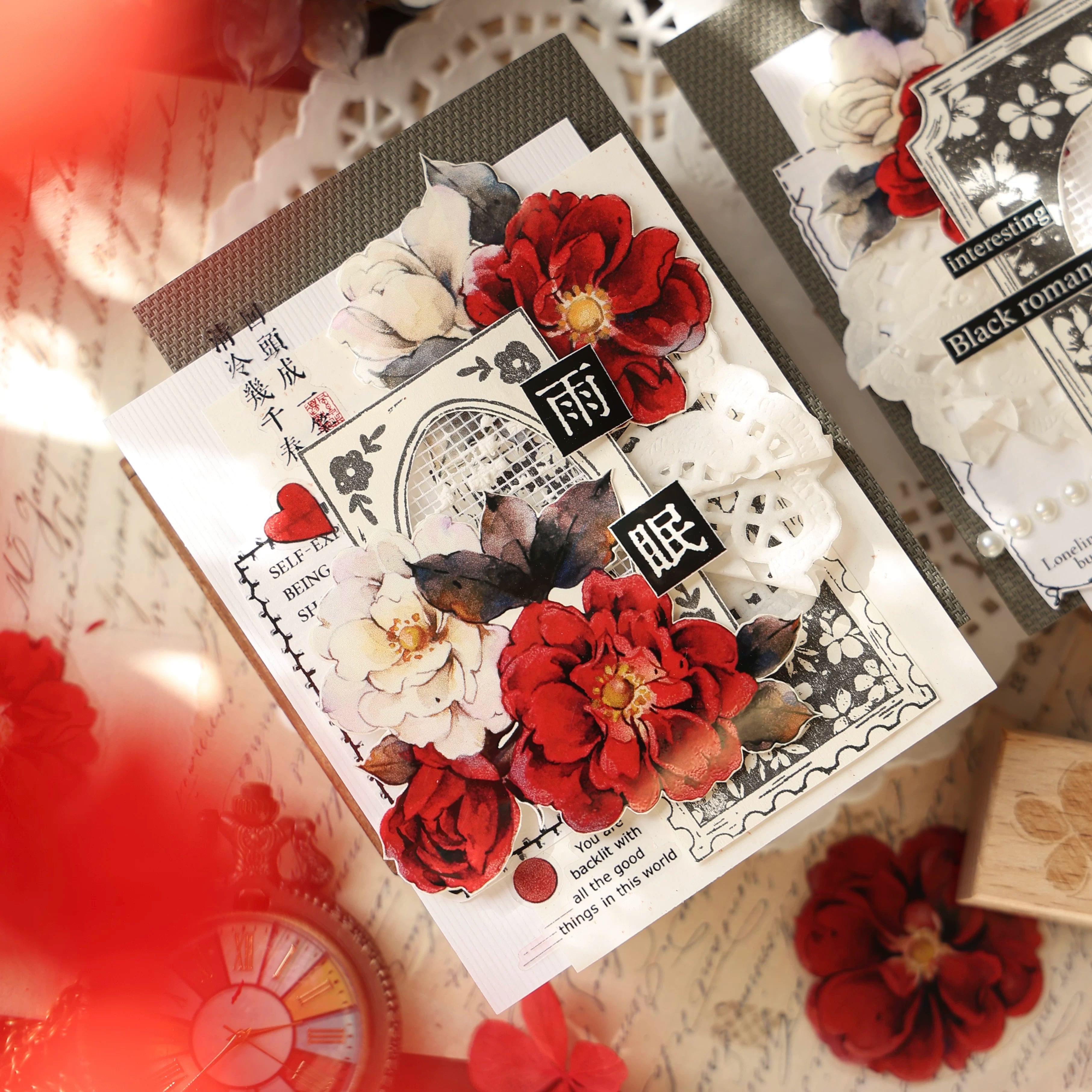 Floral Decorative Tape Rolls- Fortunate Chip