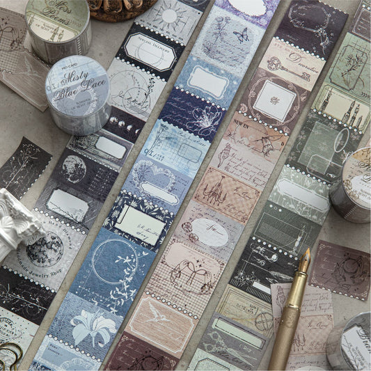 1 Roll Vintage Journal Stickers Tape WGQX
