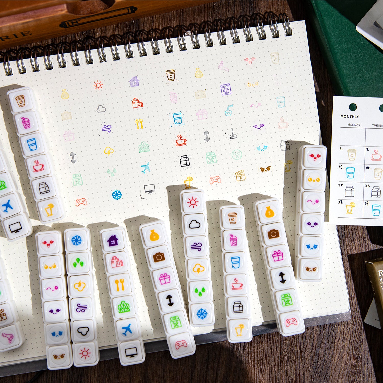 Weather Emoji Cofeff Stamp Kit WYZYS