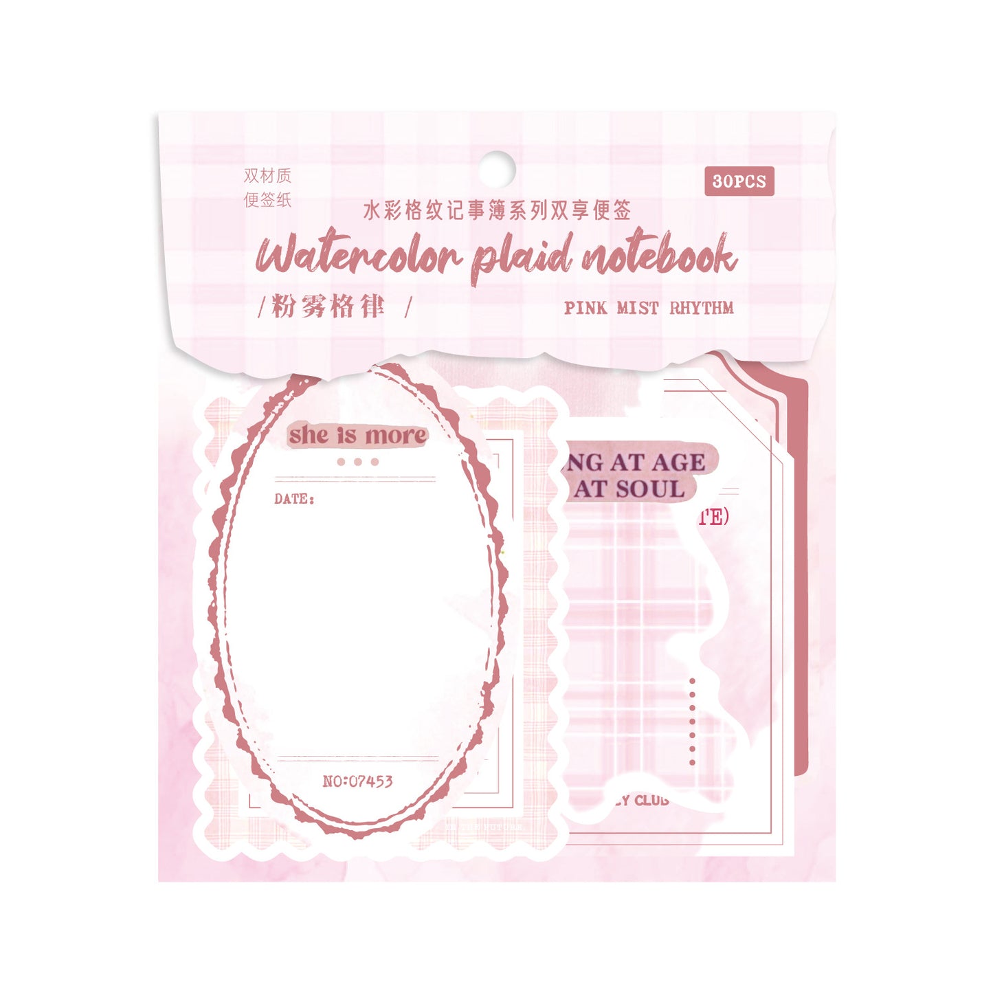 30 Pcs Grid Notepad Paper GWJSB