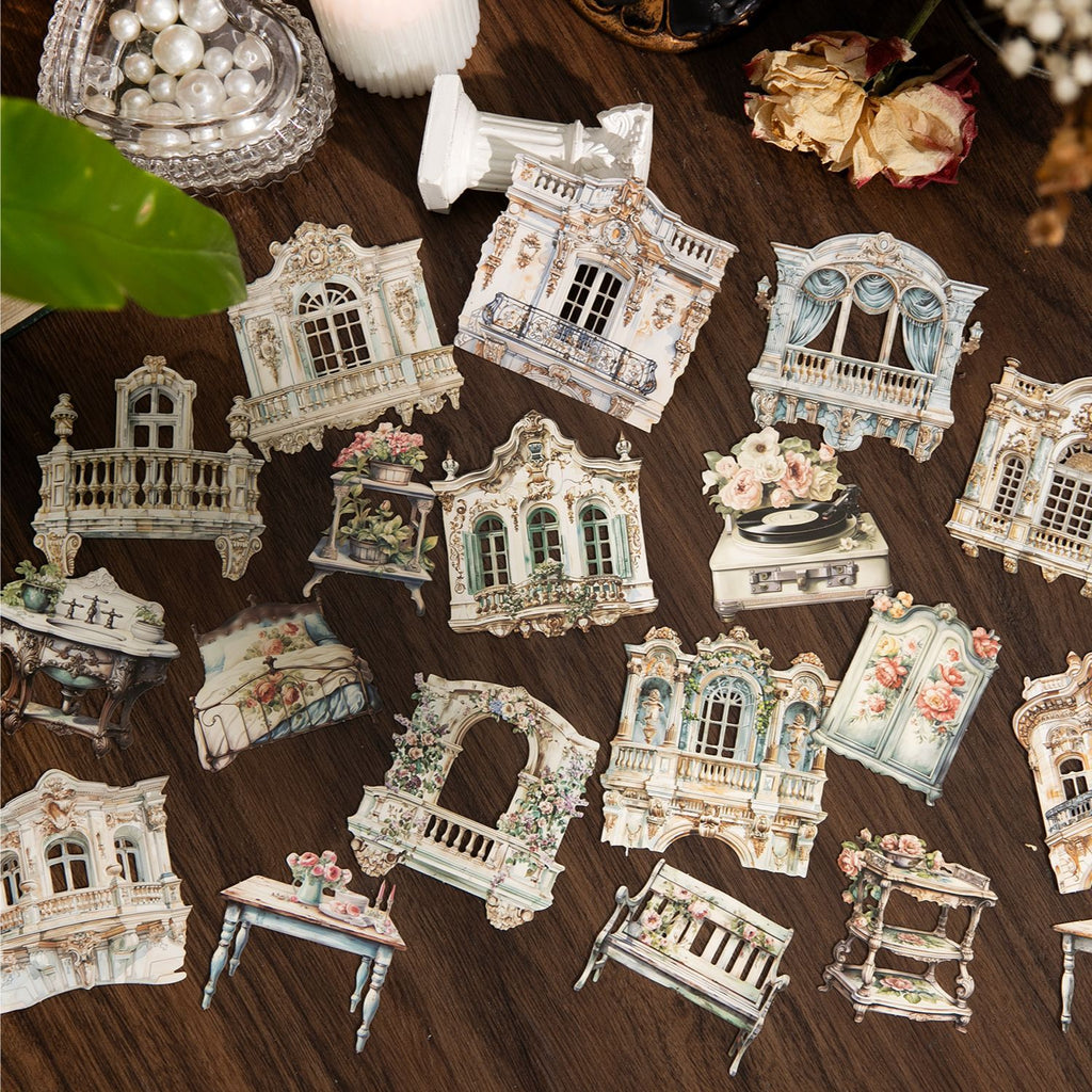 20 Pcs Manor Door Window Cardstock MHZY