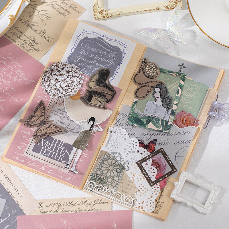 30 Pcs Vintage Scrapbook Paper FGXJ