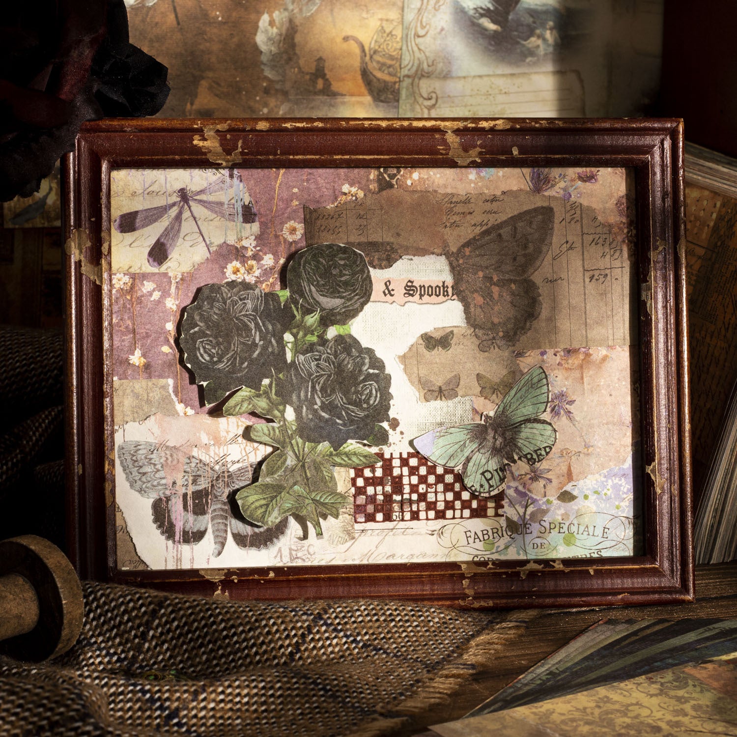 40 Pcs Vintage Scrapbook Paper SMSC