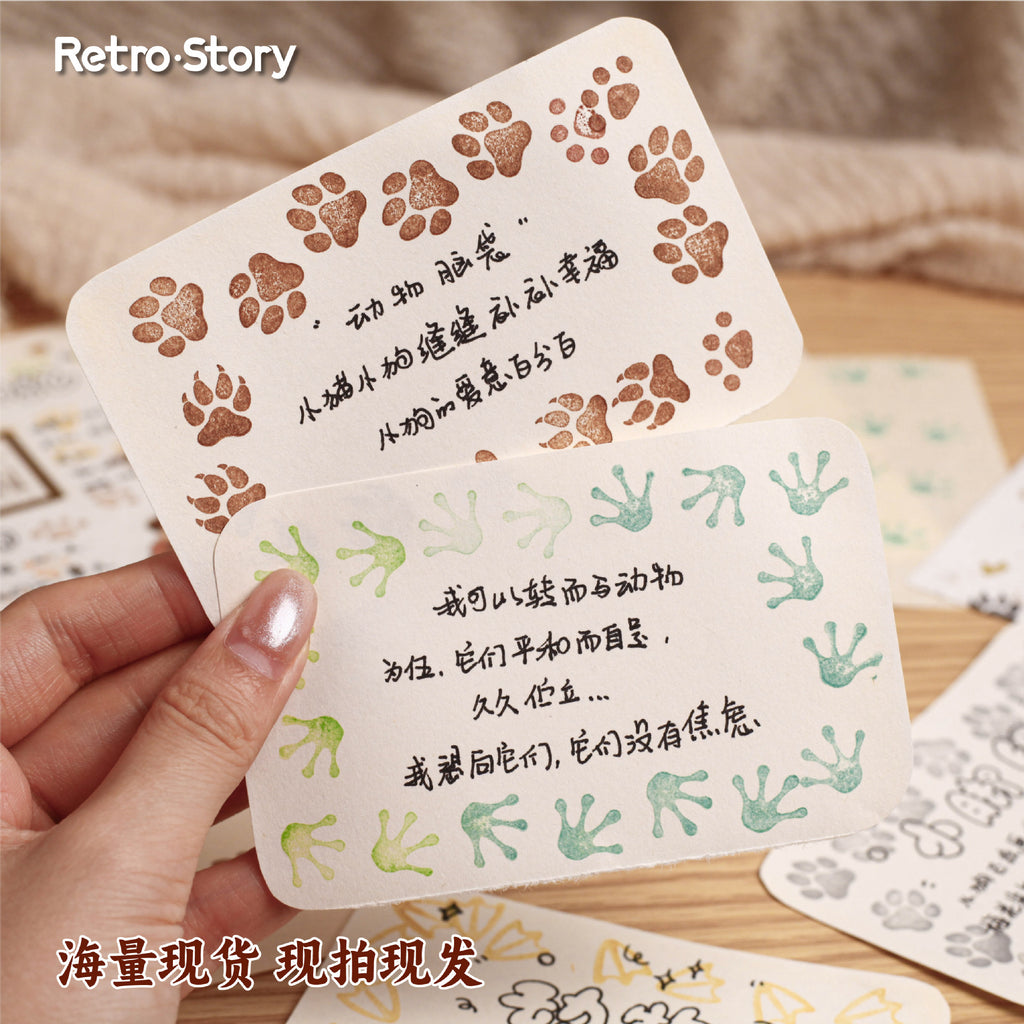 Animal Claw Wooden Stamp ZZXL