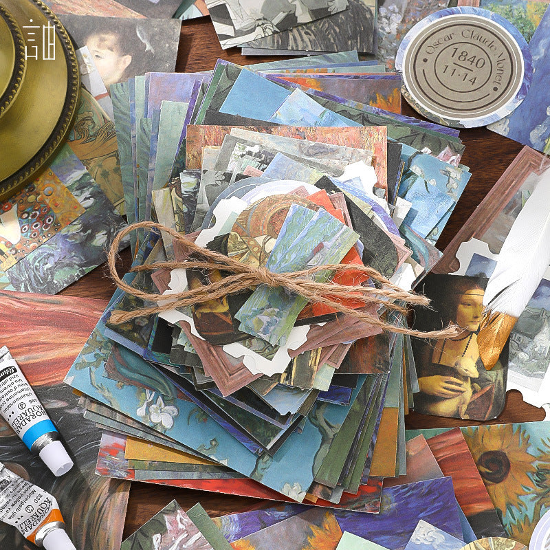 100 Pcs Famous Art Journal Paper VMP11