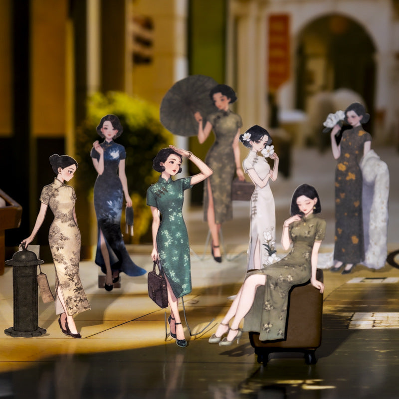 20 Pcs Classic Lady Stickers QJXL