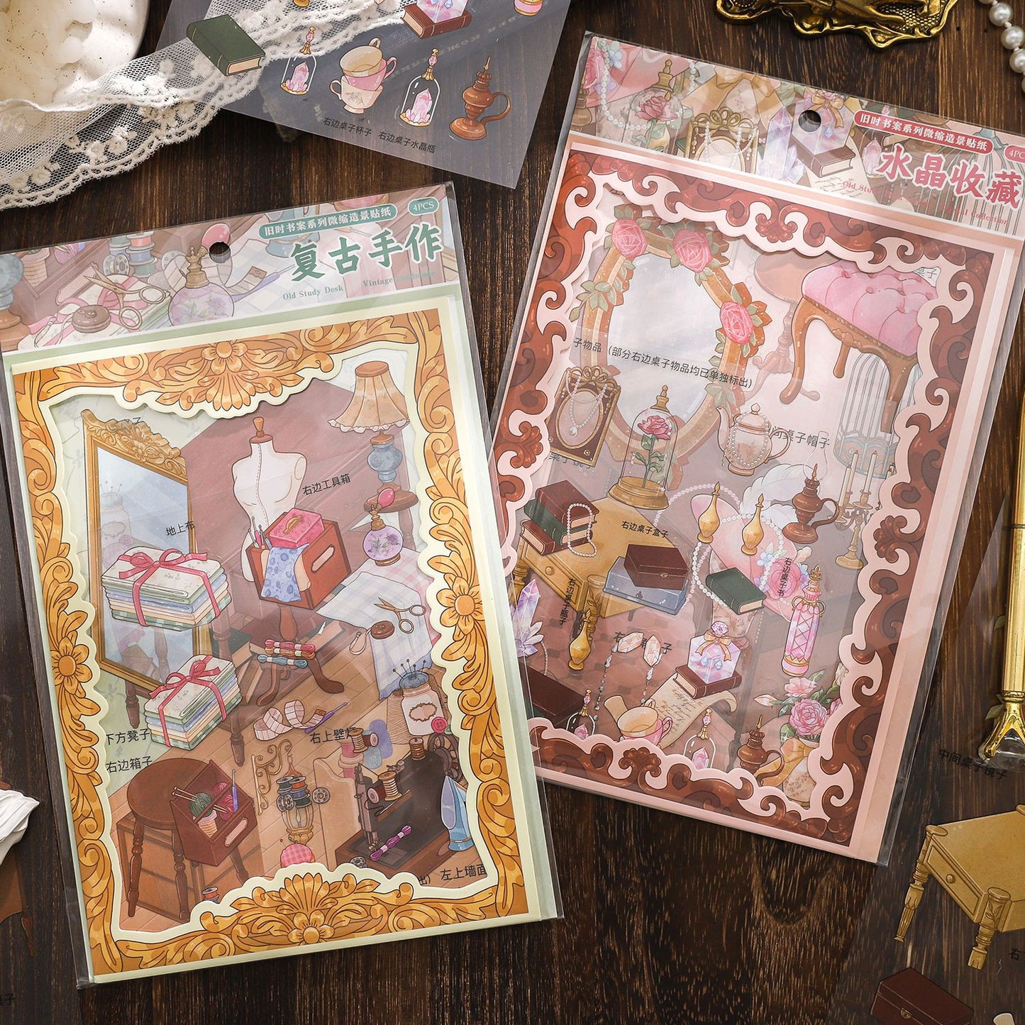 3D Dressing Table DIY Stickers Kit JSSA