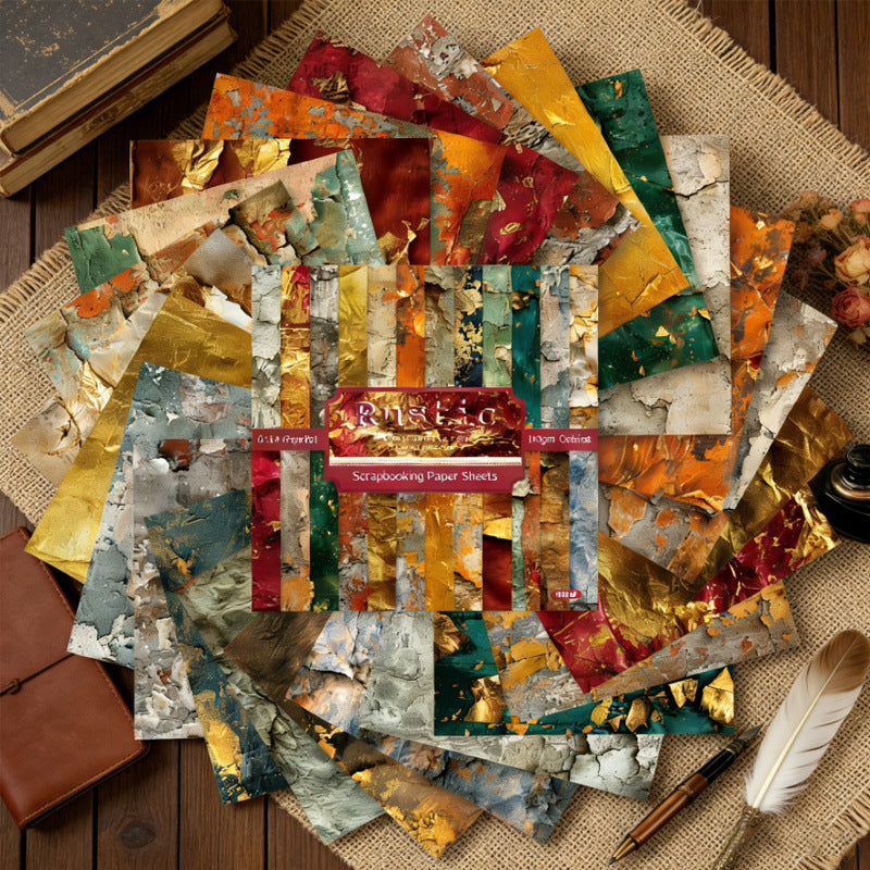6 inch Rustic Scrapbook Paper Pad SKP548