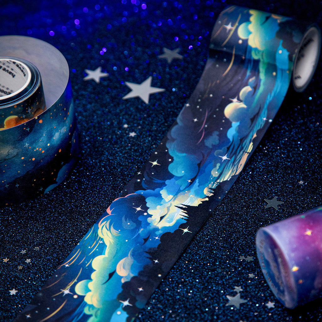1 Roll Galaxey Night Sky Washi Tape FXMJ
