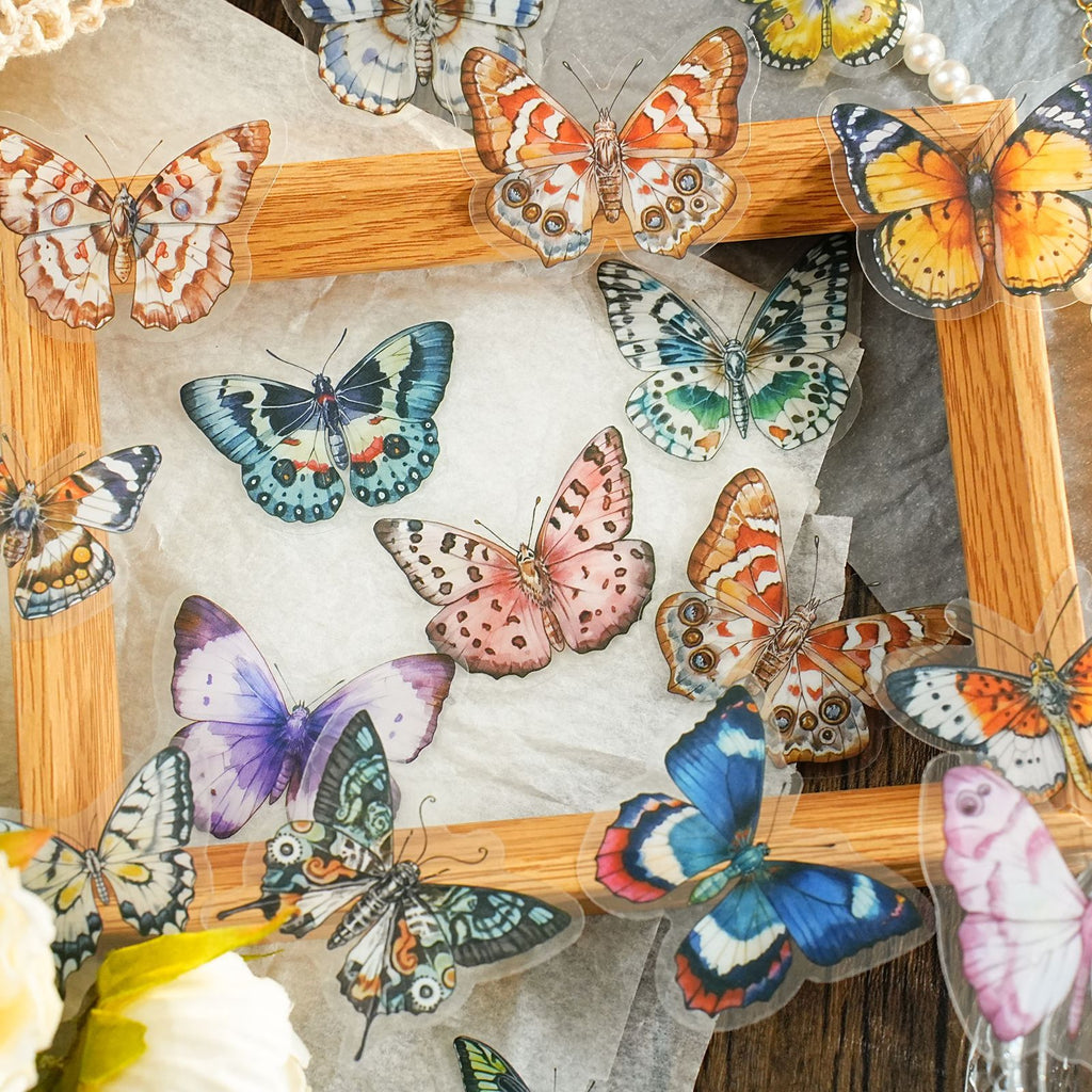 50 Pcs Nature Theme PET Stickers BLSJ