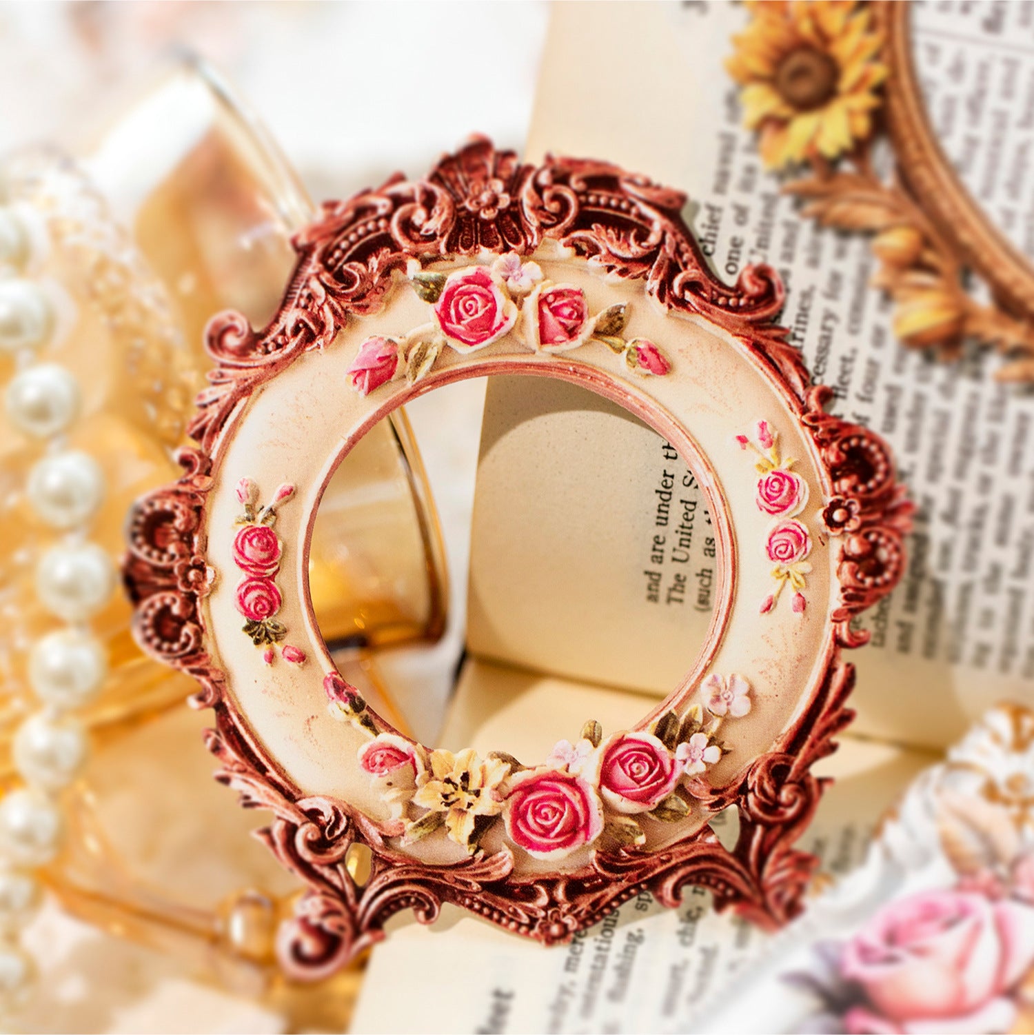 10 Pcs Floral Frame Paper LMCS