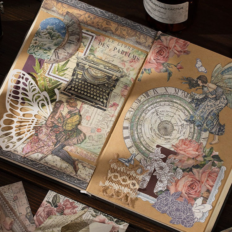 36 Pcs Vintage Scrapbook Paper DXZY