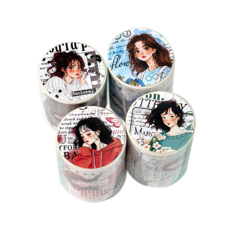 1 Roll Fashion Girl Washi Tape SHYY