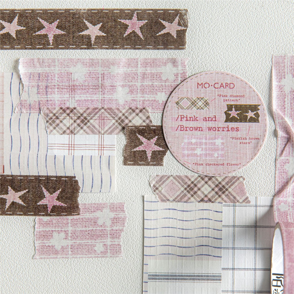 3 Rolls Vitnage Grid Washi Tapes Set SZBY