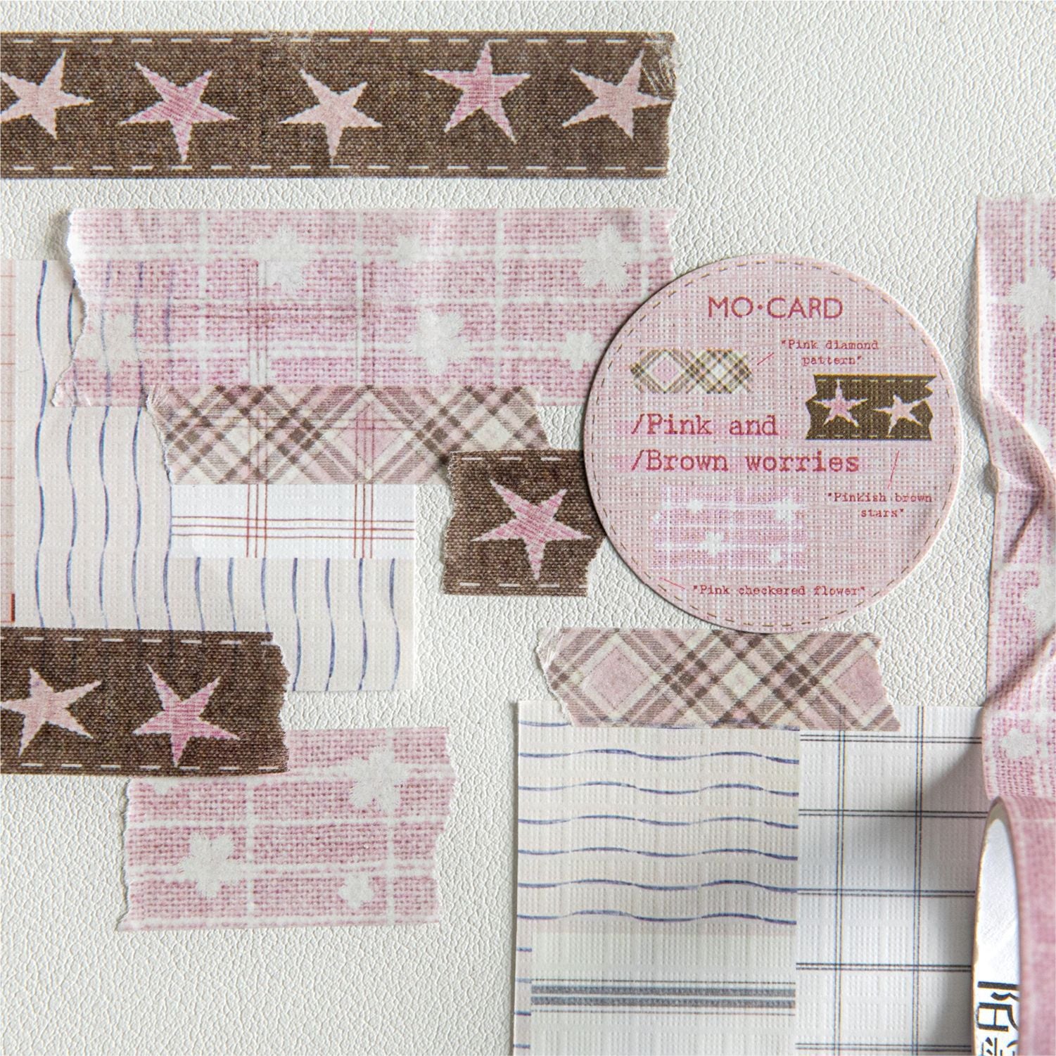 3 Rolls Vitnage Grid Washi Tapes Set SZBY