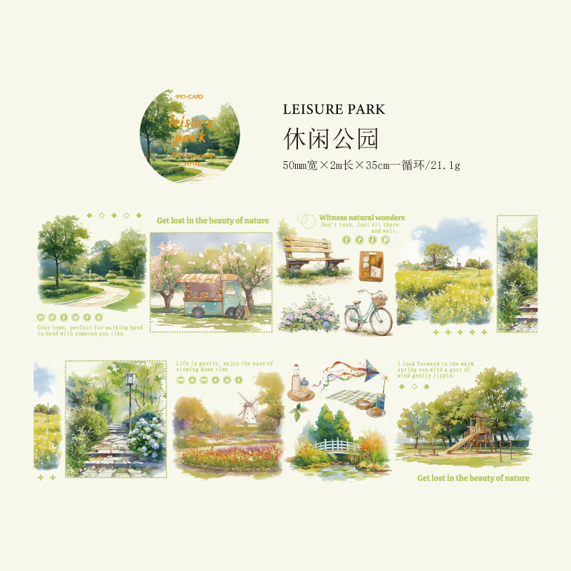 1 Roll Travel Theme PET Tape KSYDLC