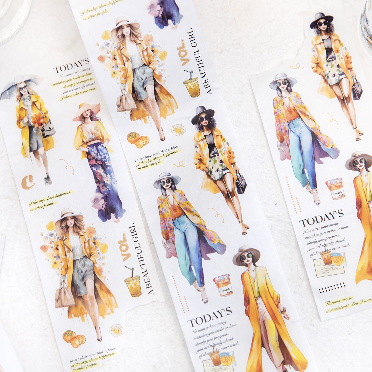 1 Roll Fashion Magzine Diecut Washi Tape JPZZ