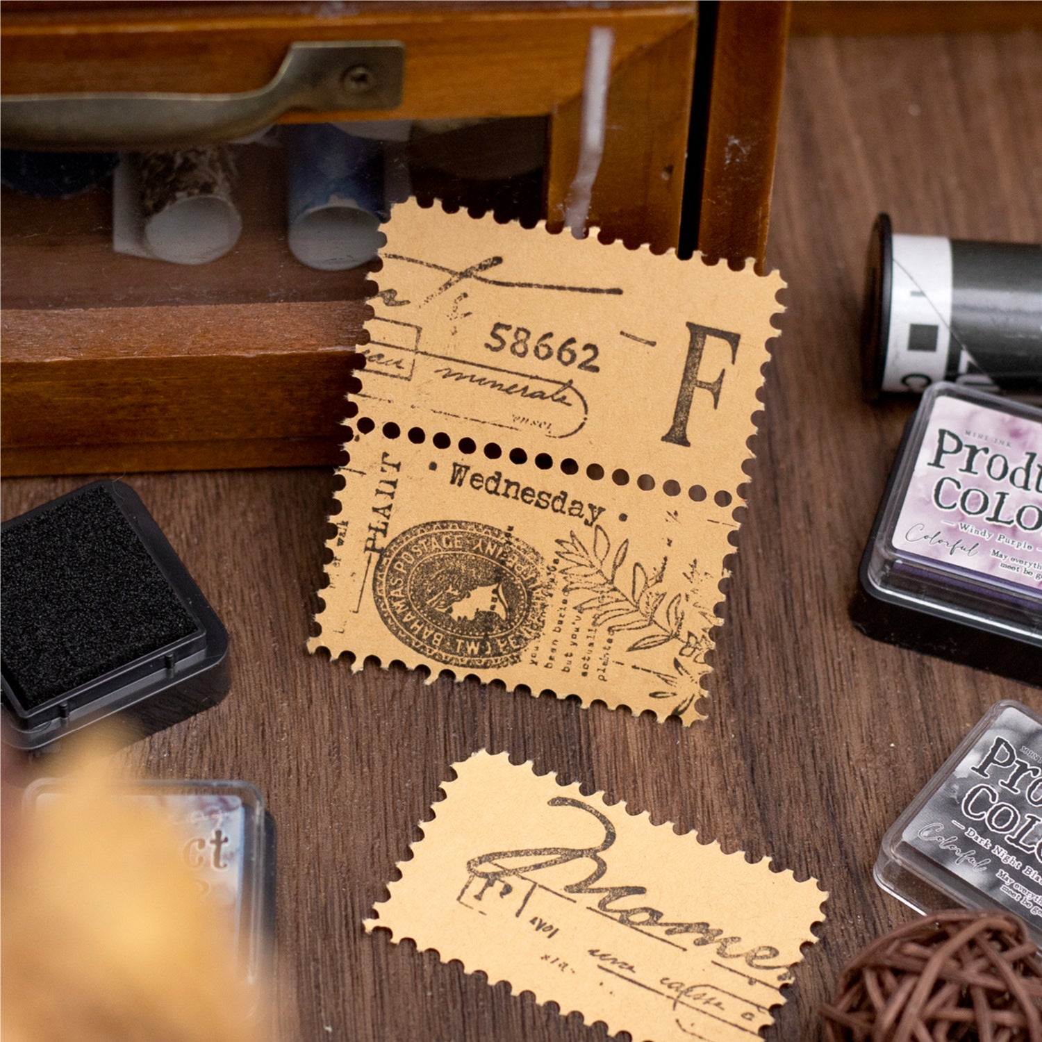 6 Pcs Watercolor Ink Pad Set LDSC