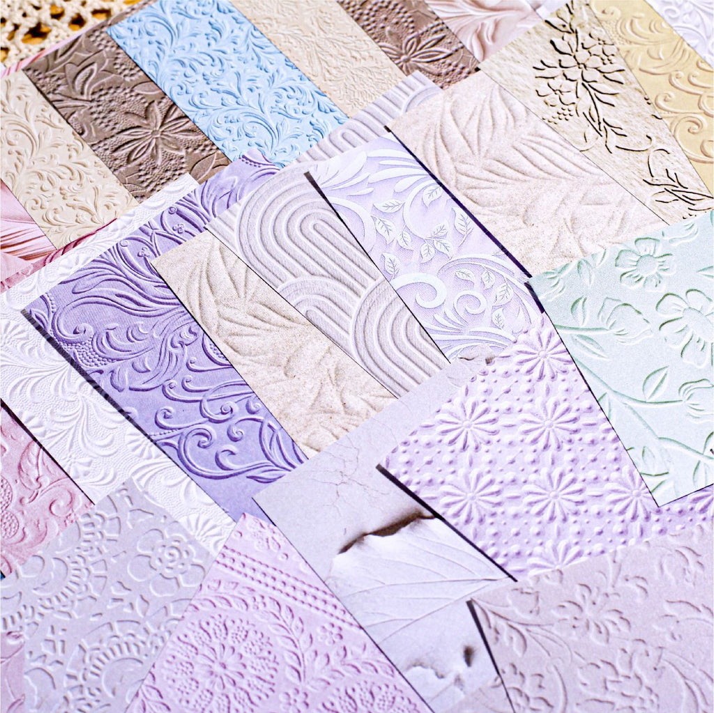 16 Sheets Vintage Texture Scrapbook Paper HJXL